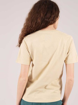 Roller Coaster Tee, Organic Cotton, in Beige from blondegonerogue