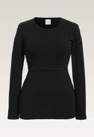 Long sleeve nursing top - Black from Boob Design