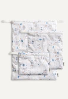 Storage bag - White Teddy via Boob Design