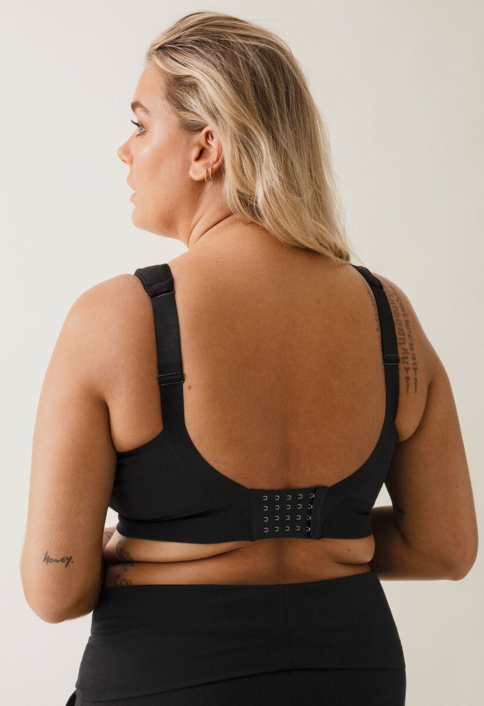 Firm wireless nursing bra 34C - 44F - Black from Boob Design