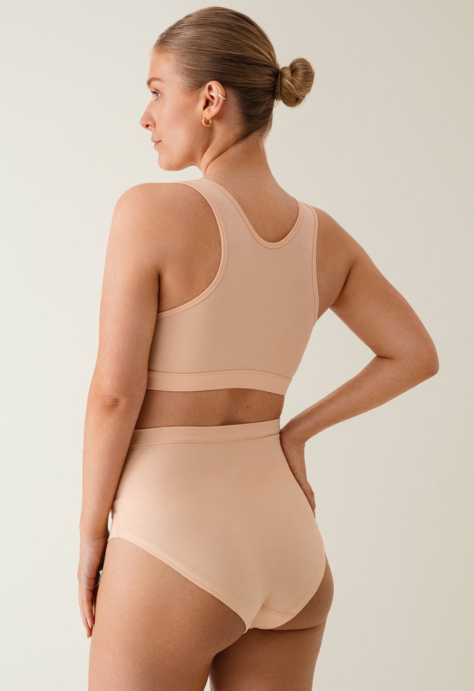 Essential maternity and nursing bra - Beige/Apricot from Boob Design