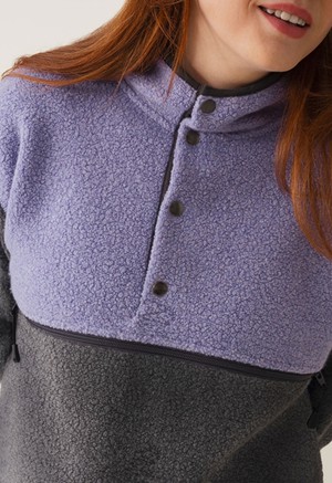 Wool pile maternity pullover 90's from Boob Design