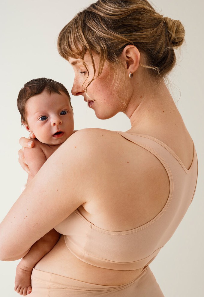 Essential maternity and nursing bra - Beige/Apricot from Boob Design