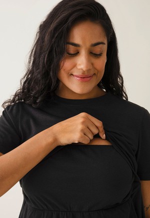 The-shirt mini dress - Black from Boob Design