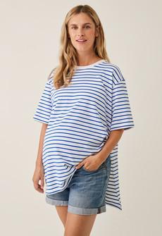 Oversized maternity t-shirt with slit via Boob Design