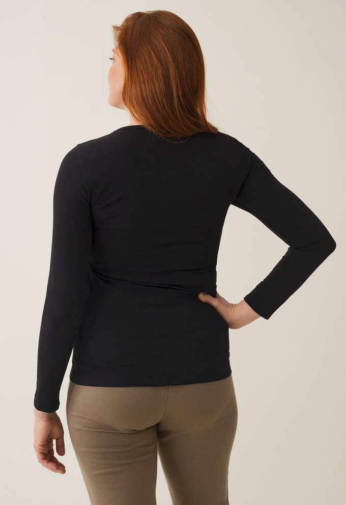 Long sleeve nursing top - Black from Boob Design