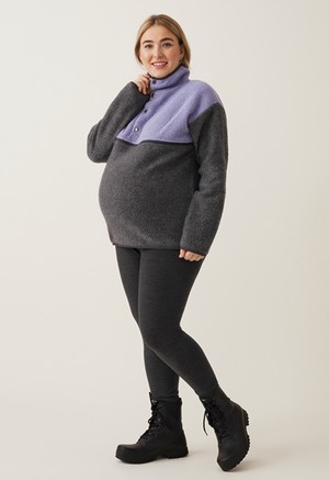 Wool pile maternity pullover 90's from Boob Design