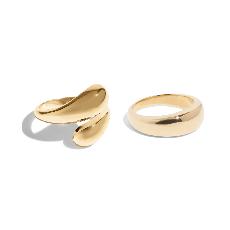 THE GO BOLD SET - Solid 14k yellow gold via Bound Studios