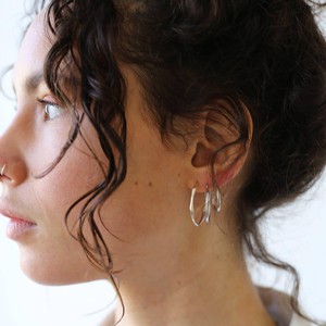 THE COCO HOOP - sterling silver from Bound Studios