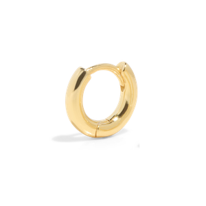 THE BASE HOOP SMALL - solid gold from Bound Studios