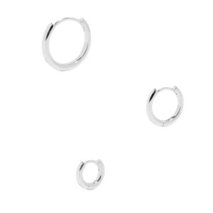 ALL THE BASE HOOPS - sterling silver from Bound Studios