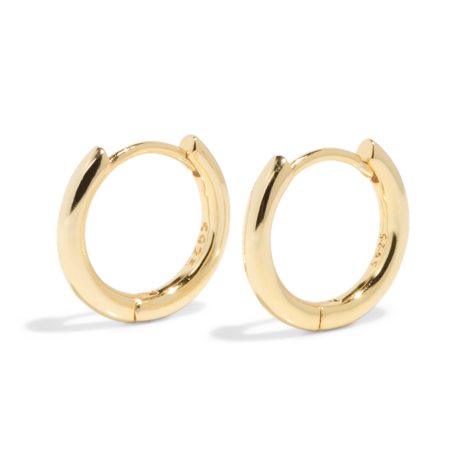 THE BASE HOOP MEDIUM - 18k gold vermeil from Bound Studios