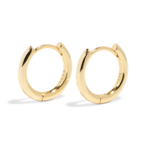THE BASE HOOP MEDIUM - 18k gold vermeil from Bound Studios