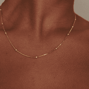 THE CAMI NECKLACE - Solid 14k yellow gold from Bound Studios