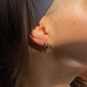 THE TREASURE HOOP SET SMALL - 18k gold vermeil from Bound Studios
