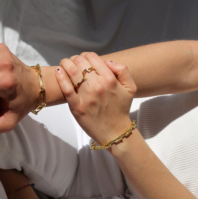 THE ANNA BRACELET - Solid 14k yellow gold from Bound Studios