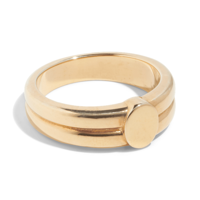 THE HARLOW RING - solid gold from Bound Studios