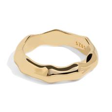 THE BAMBOO RING - Solid gold via Bound Studios