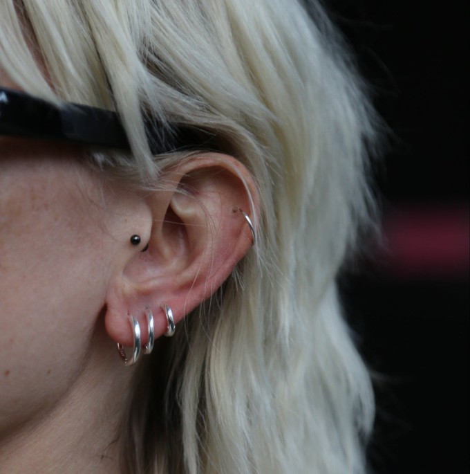 ALL THE BASE HOOPS - sterling silver from Bound Studios
