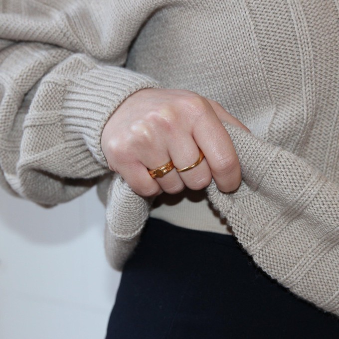THE HARLOW RING - solid gold from Bound Studios