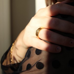 THE HARLOW RING - solid gold from Bound Studios