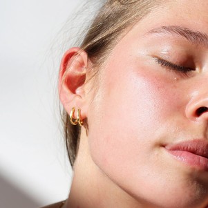 THE HARLEY MOLLY HOOP S - 18k gold vermeil from Bound Studios