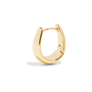 THE SAGE DOME HUGGIE HOOP - 18k gold vermeil from Bound Studios