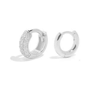 THE TREASURE HOOP SET SMALL - sterling silver from Bound Studios