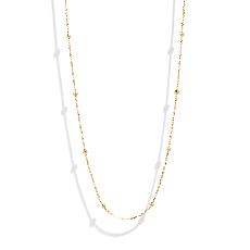 THE CAMI NECKLACE - Solid 14k yellow gold via Bound Studios