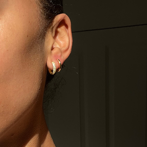 THE BASE HOOP MEDIUM - 18k gold vermeil from Bound Studios