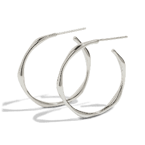 THE COCO HOOP - sterling silver from Bound Studios