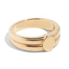 THE HARLOW RING - 18k gold plated via Bound Studios
