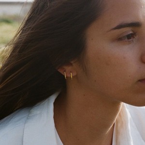 THE HARLEY MOLLY HOOP S - 18k gold vermeil from Bound Studios