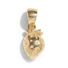 THE STRAWBERRY PENDANT - 18k gold plated from Bound Studios