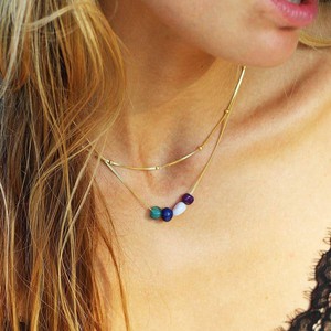 THE CAMI NECKLACE - Solid 14k yellow gold from Bound Studios