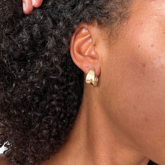 THE AVA HOOP - solid gold from Bound Studios