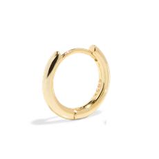 THE BASE HOOP MEDIUM - solid gold via Bound Studios
