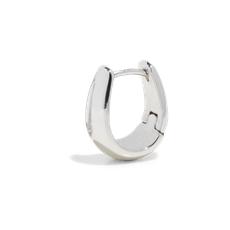 THE SAGE DOME HUGGIE HOOP - sterling silver via Bound Studios
