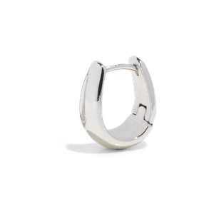 THE SAGE DOME HUGGIE HOOP - sterling silver from Bound Studios
