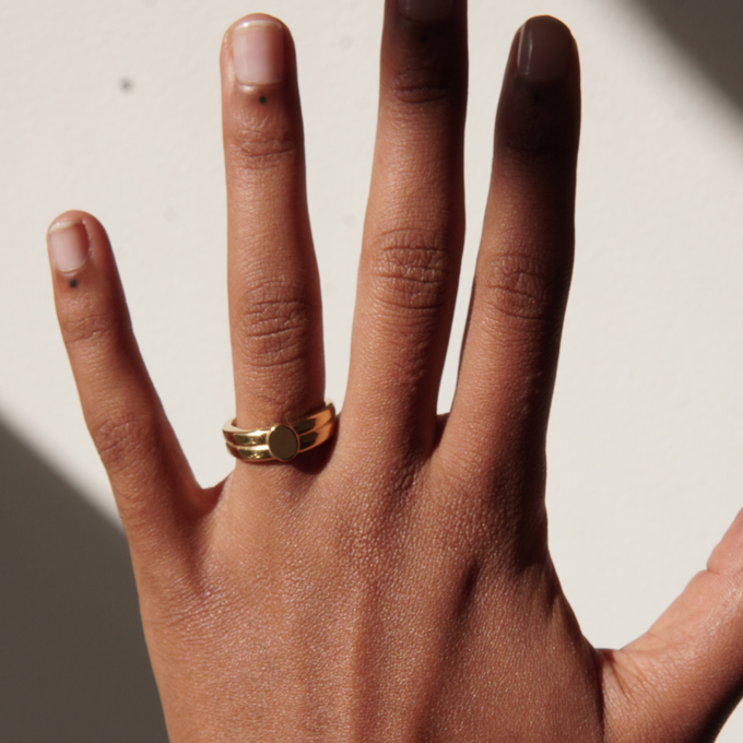 THE HARLOW RING - solid gold from Bound Studios