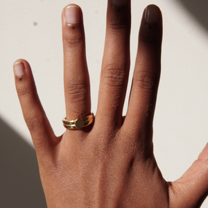 THE HARLOW RING - solid gold from Bound Studios