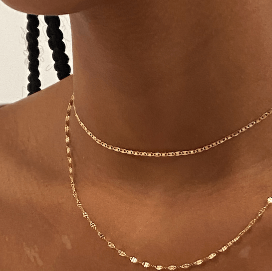 THE PIPER CHOKER - 18k gold plated from Bound Studios