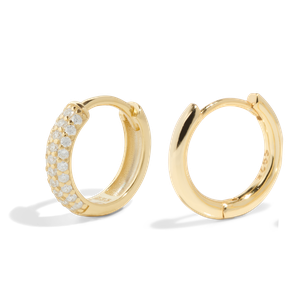 THE TREASURE HOOP SET MEDIUM - 18k gold vermeil from Bound Studios