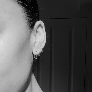 ALL THE BASE HOOPS - sterling silver from Bound Studios