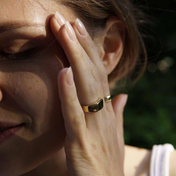 THE SPENCER RING - solid gold from Bound Studios