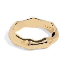 THE BAMBOO RING - solid gold via Bound Studios