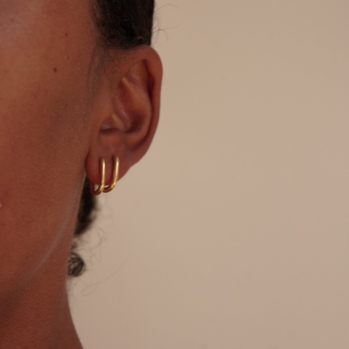 THE HARLEY MOLLY HOOP S - 18k gold vermeil from Bound Studios