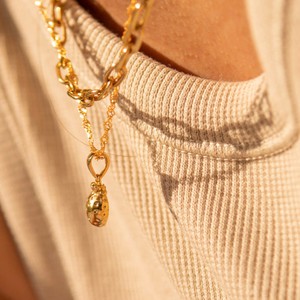 THE STRAWBERRY PENDANT - solid gold from Bound Studios