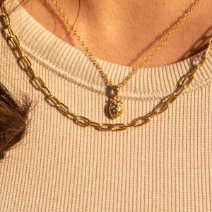 THE STRAWBERRY PENDANT - solid gold from Bound Studios