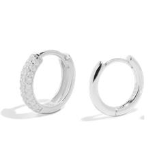 THE TREASURE HOOP SET MEDIUM - sterling silver via Bound Studios